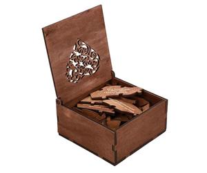 Pssopp Scatola Puzzle in Legno d'Amore Cuore, Pannello Composito 28 Pezzi Puzzle Motivi Ti Amo, Messaggio Inciso Regalo per Coppie Marito Moglie Fidanzato Fidanzata Anniversario