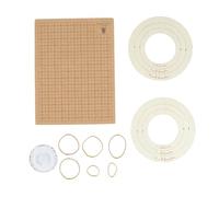 Pssopp Scheda Macrame, Strumento di Progetto Macrame Intrecciato Intrecciato per Annodati Fai -da -te, Display per Braccialetti per i Gioielli