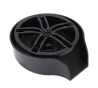 Pssopp Sciacquatrice per Bicchieri per Lavello da Rondella per Tazze in Acciaio Inossidabile G1 2 Filettatura Kit Completo per Pulizia a Pressa Rapida per Biberon Vetreria da Bar Uso (BLACK)