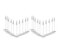 Pssopp Set di 20 Porta Segnaposto in Metallo, Clip per Numeri Tavolo, Supporti per Memo e Biglietti, Decorazioni per Matrimoni, Feste e Torte