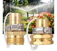 Pssopp Set di Collegamento Rapido per Tubi da Giardino, Connettori in Alluminio, Installazione Facile Senza Perdite, Raccordi da 3/4 Pollici per Un Collegamento Rapido dell'Acqua