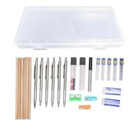 Pssopp Set di Matite di Grafite, Fluente e Comodo da Afferrare il Kit Matita Meccanico Professionale per Disegnare il Kit di Strumenti di Disegno