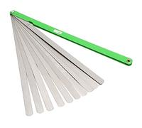 Pssopp Set di Spessimetri Metrici, Acciaio Inossidabile, Strumento Accurato per la Misurazione dello Spessore, Portatile per Progetti Automobilistici e Meccanici