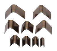 Pssopp Set di Taglierini per Cinturini in Pelle, Punzoni Artigianali in Acciaio Inossidabile per Portafogli e Borse, Forme a Semicerchio e a V per Progetti Versatili in Pelle (Set da 9 pezzi tipo