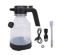 Pssopp Spruzzatore per Acqua Elettrica Ricaricabile, Spruzzatore per Pompa in Schiuma per Auto a Batteria 3L per Annaffiare da Giardino per la Pulizia Dell'auto
