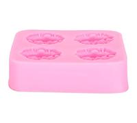Pssopp Stampo in Silicone Rosa, Antiaderente Facile Rilascio | Stampo in Silicone per Alimenti per Cioccolato, Fondente, Caramelle Dure, Gelatina, Candela, Resina, Gesso, Decorazione Fai