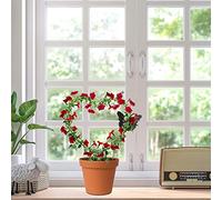 Pssopp Supporto di Fiori di Ferro Forte Supporto Piante da Arrampicata Come Rose, Gloria Mattutina, Piselli, Supporto per L'arredamento per la Casa, Adatto Alla Maggior Parte delle (3)