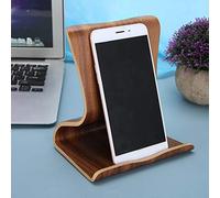 Pssopp Supporto in Legno per Telefono Organizer da Scrivania per Comodino | Supporto per Tablet con Forte Sostegno, Materiale in Legno Resistente All'Usura, Libera le Tue Mani, per Uso da Tavolo,