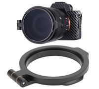 Pssopp Supporto per Filtro per Obiettivo a Rapido, Robusto e Durevole, Multi-dimensioni, Pratico Supporto per Adattatore per Obiettivo in Lega di Alluminio, Compatibile con Zoom (58MM)