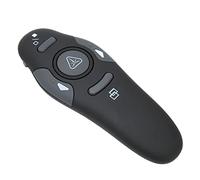Pssopp Telecomando Clicker per Presentazioni, Presentatore Wireless da 2,4 GHz con Ricevitore USB, Controllo Slide da 10 M, Tasto su Schermo, Impugnatura Ergonomica per Riunioni, Lezioni in Aula