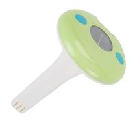 Pssopp Termometro per Piscina, Termometro Digitale per Piscina Galleggiante in ABS con Display Ad Energia Solare, Lettura della Temperatura dell'Acqua e della Salinità, per Piscine Vasche