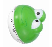 Pssopp Timer Meccanico Simpatico Timer a Funghi per Bambini Carica Fino a 60 Minuti Senza Cottura (Stile rana verde)