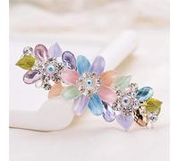 Pssopp Tornante di Rinestone, Dolce Decorazione di Capelli in Lega per il Temperamento Dolce Che Mostra, Elegante Imbarcazione Vintage (COLORFUL)