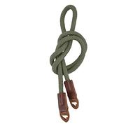 Pssopp Tracolla per Fotocamera Cintura Regolabile per Collo, Spalla e Polso Pelle Bovina e Nylon Ad Alta Resistenza 110 Cm per Fotocamere Digitali Mirrorless per Fotografia di Strada di Viaggio