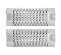 Pssopp Tubo Affumicatore per Barbecue, Acciaio Inossidabile 304, Diffusione Efficiente del Fumo, Perfetto per Griglie a Gas, Carbone Ed Elettriche (Esagono 2,99x5,18 Pollici)