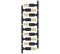 Pssopp Ugello Nebulizzatore da 10 Pezzi, Plastica e Ottone, Testina Nebulizzante di Facile Installazione per Il Raffreddamento della Serra e la Coltivazione delle Piantine