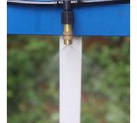 Pssopp Ugello per Irrigazione con Irrigatore a Spruzzo Regolabile in Ottone da 10 Pezzi per Giardini e Serre