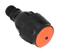 Pssopp Ugello Rotante con Filettatura Esterna da 1/2 Pollice, Irrigatore Automatico a 360 Gradi con Filtro Separato per L'irrigazione Agricola del Prato, della Serra del Giardino (Rosso Arancio)