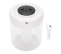 Pssopp Umidificatore da Scrivania USB, 7 Colori Night Light Silent Freve Mist Humidifier per Ufficio Camera da Letto (WHITE)