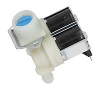 Pssopp Valvola di Ingresso Acqua per Lavatrice Elettrovalvola a Doppia Testa in Lega di Alluminio PP AC da 220 V a 240 V Sostituzione Universale per Riparazione Tamburo e Lavatrice Completamente
