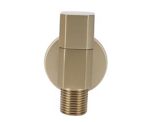 Pssopp Valvola di Intercettazione dell'acqua Ad Angolo di Compressione Valvola di Arresto Ad Angolo, di Intercettazione dell'acqua di Compressione per Carichi Pesanti Universale Adatta per Tubi