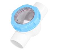 Pssopp Valvola di Ritegno da 2 Pollici per Piscina, Materiale ABS e PVC, Previene Il Riflusso dell'Acqua, Facile Installazione per la Protezione della Pompa della Piscina