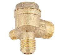 Pssopp Valvola di Ritegno per Compressore d'aria in Ottone da 90 Gradi con Filettatura Maschio, Parte di Ricambio Durevole Ad Alta Resistenza per Serbatoio a Pressione dell'aria e Pompa a Pistone