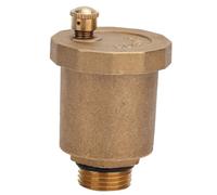 Pssopp Valvola di Sfiato Automatica in Ottone, Valvola di Scarico con Filettatura Maschio G1/2 Durevole, Resistenza Alle Alte Temperature per Sistemi HVAC e Idraulici