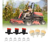 Pssopp Valvola di Spegnimento Comoda Set di Valvole con Filtri per la Tosaerba - Facile da Installare e Utilizzare, Funzionamento Regolare - Ideale per Applicazioni da Giardino e Agricole Realizzate