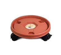 Pssopp Vasi di Fiori con Ruote Fatte di Addominali, Design della Ruota Stabile e Universale, Lato Curvo per Evitare L'uso Dell'overflow Esterno all'Esterno (12)