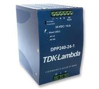 PSU, AC/DC, DIN RAIL, 24V, 240W, 1PH DPP240-24-1 Di TDK LAMBDA