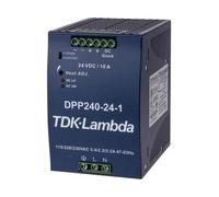 PSU, AC/DC, DIN RAIL, 24V, 240W, 1PH; DPP240-24-1 (TDK-LAMBDA) Qtà X 1