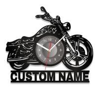 PSUNEY Orologio da Parete Personalizzato con Nome Logo in Metallo da Parete Tools Strumenti Falegname Artista Muratore Idraulico Meccanico Garage Utensili per Officine