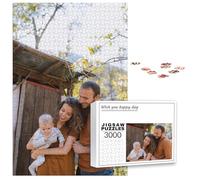 PSUNEY Puzzle Personalizzato Con Foto 35/70/120/200/300/500/1000/1500/2000/3000 Pezzi per Gioco Adulto Familiare Matrimonio Laurea Regalo