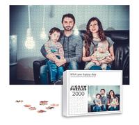 PSUNEY Puzzle Personalizzato Con Foto 35/70/120/200/300/500/1000/1500/2000/3000 Pezzi per Gioco Adulto Familiare Matrimonio Laurea Regalo