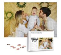 PSUNEY Puzzle Personalizzato Con Foto 35/70/120/200/300/500/1000/1500/2000/3000 Pezzi per Gioco Adulto Familiare Matrimonio Laurea Regalo