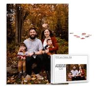 PSUNEY Puzzle Personalizzato Con Foto 35/70/120/200/300/500/1000/1500/2000/3000 Pezzi per Gioco Adulto Familiare Matrimonio Laurea Regalo