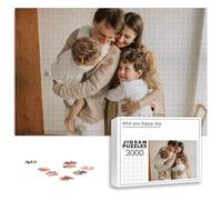 PSUNEY Puzzle Personalizzato Con Foto 35/70/120/200/300/500/1000/1500/2000/3000 Pezzi per Gioco Adulto Familiare Matrimonio Laurea Regalo