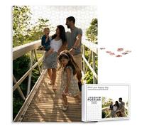 PSUNEY Puzzle Personalizzato Con Foto 35/70/120/200/300/500/1000/1500/2000/3000 Pezzi per Gioco Adulto Familiare Matrimonio Laurea Regalo
