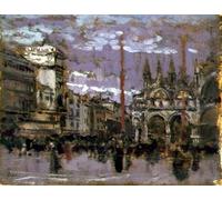 PSVDCTOO Dipinti Famosi Quadri Murale Murale Stampe La Venezia di San Marco di Walter Richard Sickert per L'arredamento del Soggiorno 60x90cm