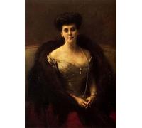 PSVDCTOO Dipinti Famosi Quadri Murale Murale Stampe Ritratto della principessa OV Paley Pascal-adolphe-jean Dagnan-bouveret per L'arredamento del Soggiorno 60x90cm