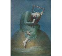 PSVDCTOO Stampa di Immagini Stampe Su Canvas Quadri Su Tela Speranza di George Frederick Watts per Home Decor 60x90cm