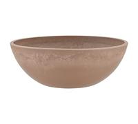 PSW Pot Collection Vaso basso basso per piante grasse, bonsai, giardini delle fate, erbe, plastica, legno, tortora, 25,4 cm