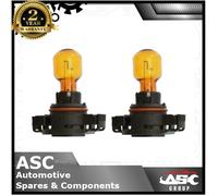 PSY24W Indicatore Lampada Lampadina 12v 24w PG20/4 - Ambra - Per Audi,Opel,VW x2