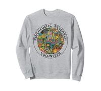 Psych Research Volunteer Sarcastic Retro Funny Adult Humor Felpa