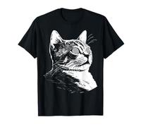 Psychedelic Cat Festival EDM Trippy Illusion Kitty Rave Cats Maglietta