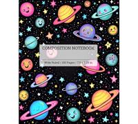 Psychedelic Cosmic Doodles | Wide Ruled Composition Notebook | 150 Pages | 7.5x9.25 In | Ideal for School, Journaling, Creative Writing, Notes & ... Men & Women | Cool Design | Gift Notebook
