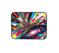 Psychedelic Galaxy Art Custodia per computer portatile Notebook Computer Tablet Valigetta Borsa da trasporto per lavoro 15 pollici