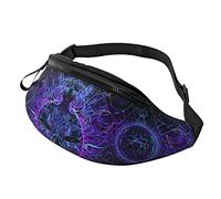 Psychedelic Magic Girl Borsa a tracolla Runner Piccolo Corsa Sport Sottile Alla moda Per Jogging Escursionismo Donna