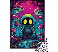 Psychedelic Mushroom Art Print Puzzle Impossibili 1000Pcs Decorazione Per La Casa. Giochi Rilassamento E Intelligence Per Adulti E Ragazzi Da 14 Anni 38x26cm/1000pcs